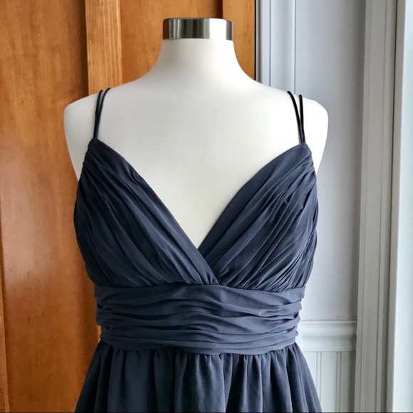 Calvin Klein Dresses & Skirts - Calvin Klein gray evening dress w/tiered skirt